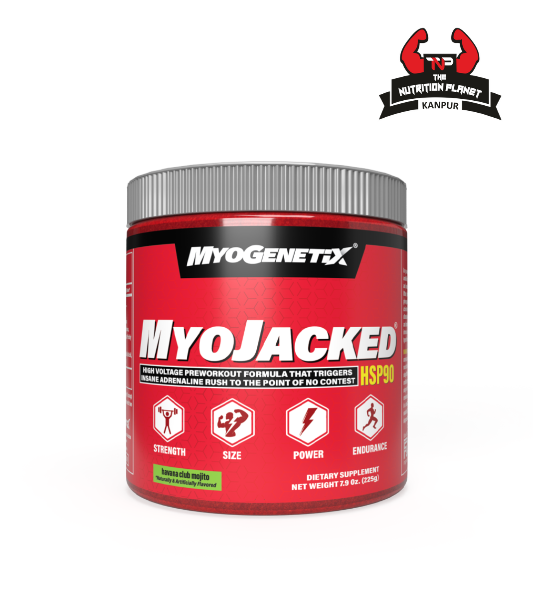 MYOGENETIX MYOJACKED HSP90 7.9 Oz. (30 Servings) Havana Club Mojito Flavour